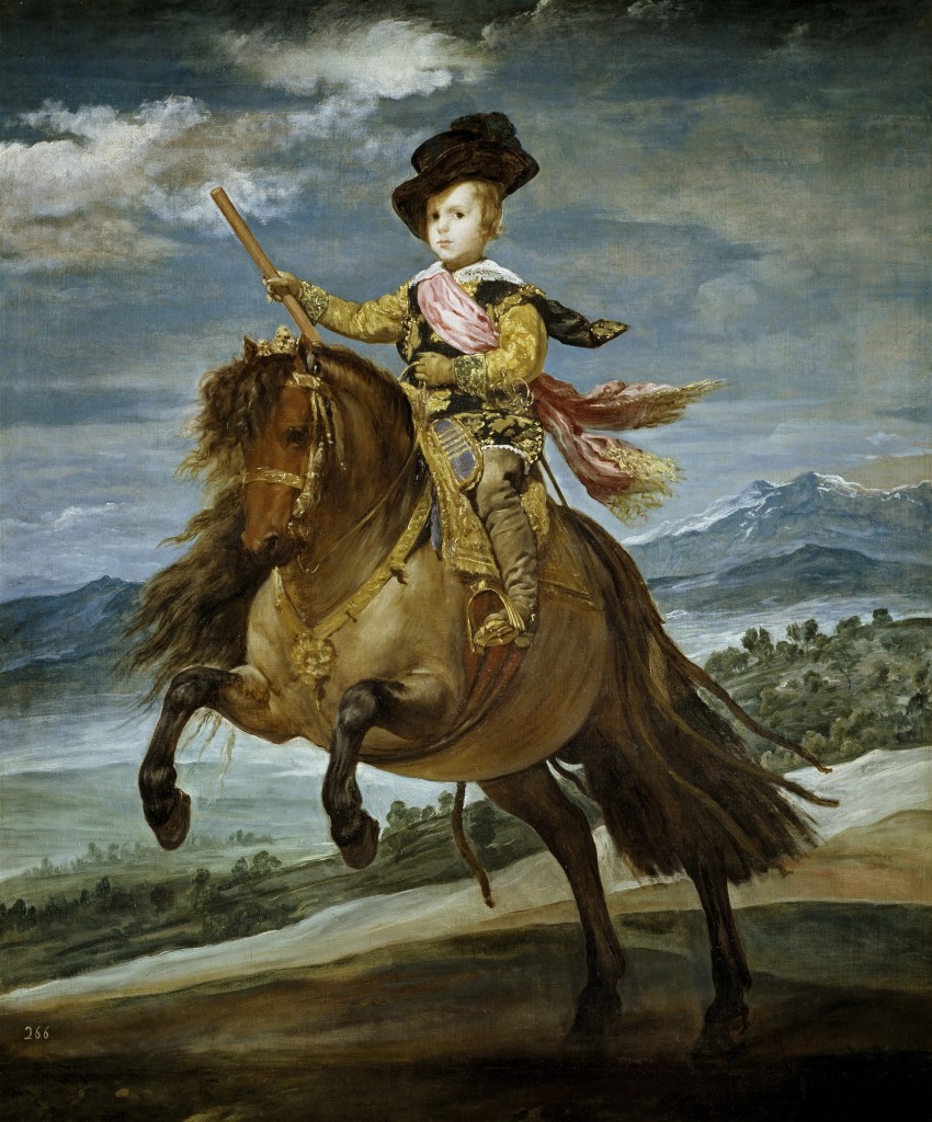 Príncipe Baltasar Carlos a caballo (Museo del Prado, 1634-35) Diego Velázquez