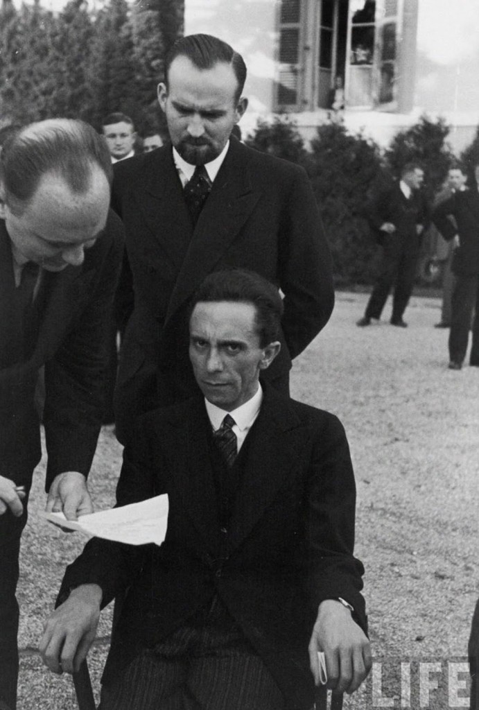 Alfred Eisenstadt, Joseph Goebbels, Ginebra, 1933